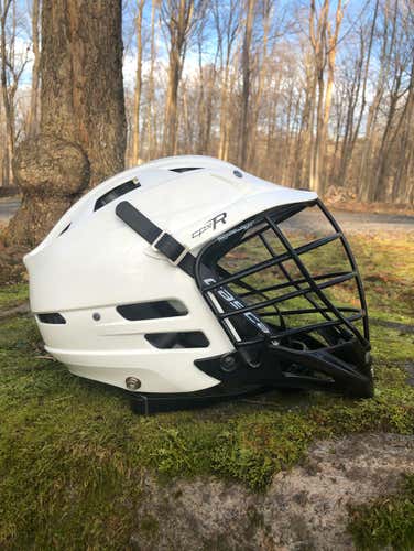 Very Slight Used Cascade CPX-R White, With Black Face Mask.