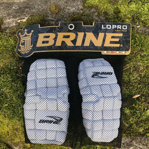 Brand New Brine Lopro Arm Pads, Size Large And White