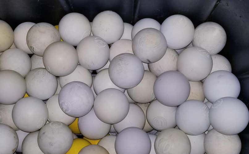 50 Assorted Used Lacrosse Balls, assorted manufacturers