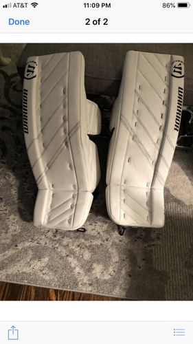 Warrior Ritual G4 Goalie Leg Pads Intermediate
