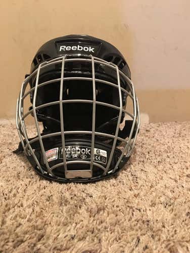 Black Reebok Hockey Helmet