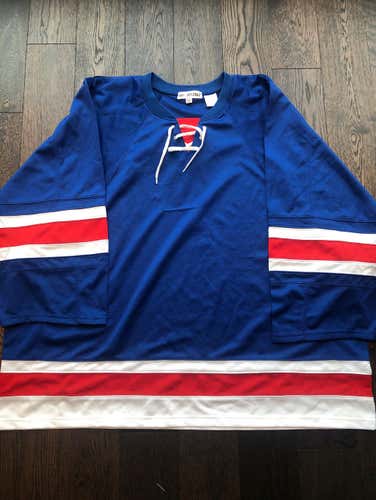 New York Ranger Royal Jersey - Sr Goalie