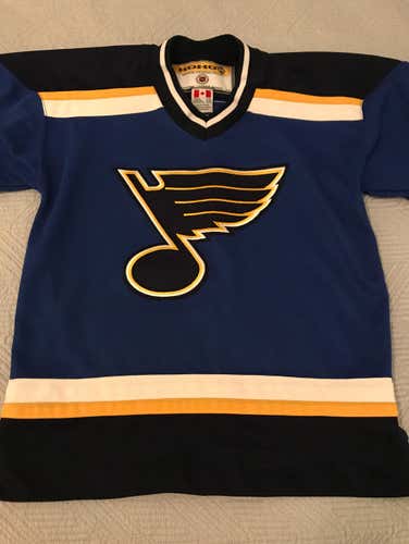 St Louis Blues Youth Large Extra Large Jersey