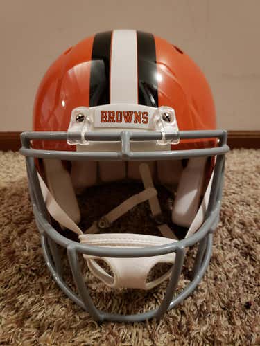 Cleveland Browns Authentic Riddell Revolution Helmet Size Large