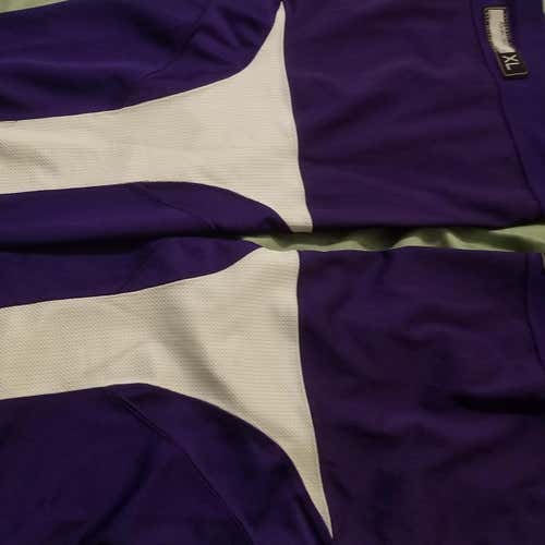 Reebok Pro Stock Purple and White Practice Socks