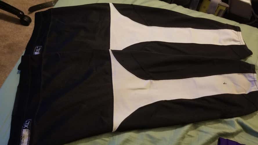 Heavily Used Reebok Pro Stock Practice Socks, Black