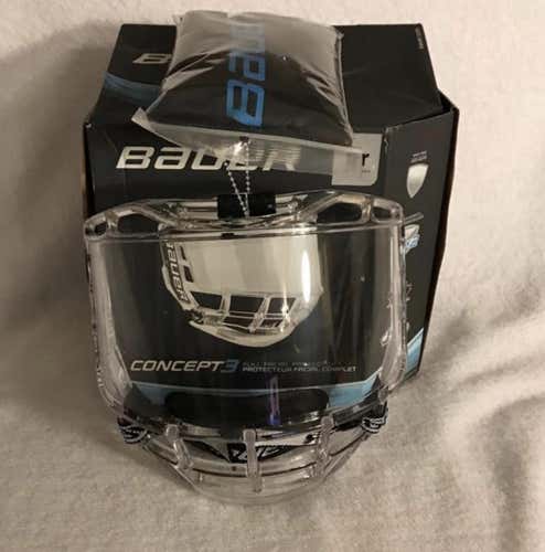 Bauer Concept 3 Full Shield New In Box
