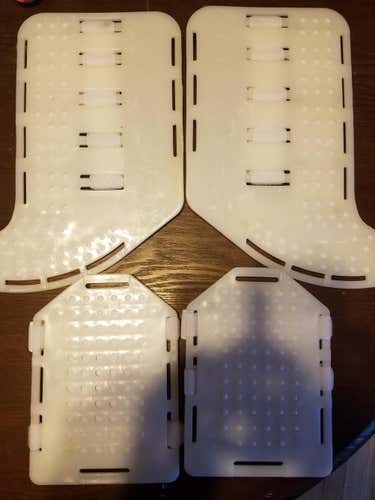 Rollerfly Goalie Slide Plates White