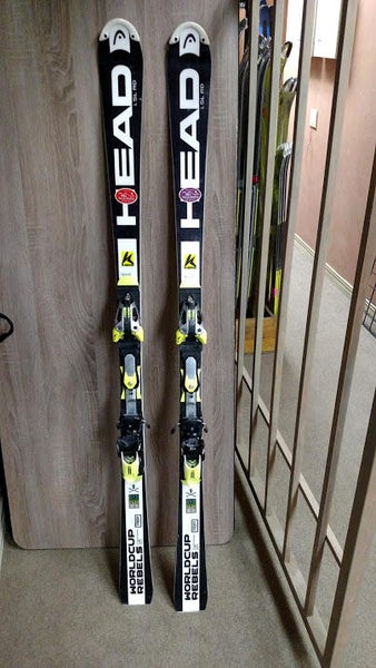 HEAD SLALOM (SL) 165cm WORLDCUP REBELS RD TEAM SKIS w/HEAD Race Freeflex 16 RD Bindings