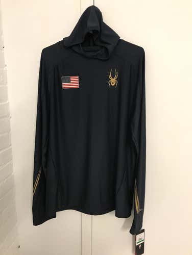 Spyder USA Light Hoodie Size L NK47