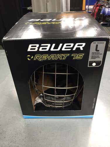 Bauer Re-Akt 75 Helmet With Cage