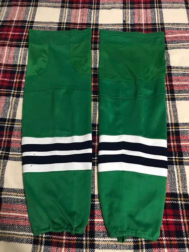Green/ White/ Navy - 30"Socks