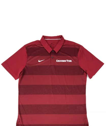 New Nike Alabama Crimson Tide Dry Early Season Polo Men’s L $65