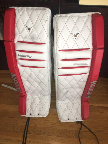 Like new V5 Leg Pads Red and White Diamond Model