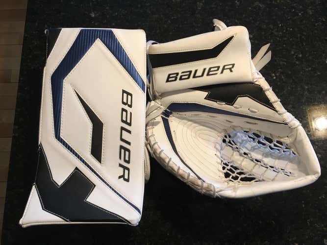 Bauer Supreme One80 Goalie Glove and Blocker