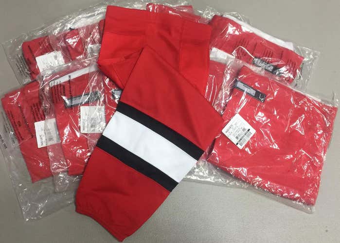 TEAM SET CCM NEW Edge Pro Stock Carolina Hurricanes Red 9259