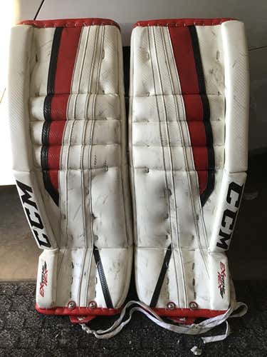 CCM Extreme Flex II  Pro Goalie Leg Pads  Senior Custom Size 33+2