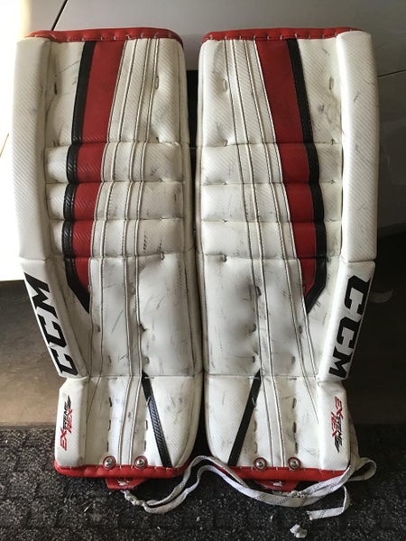 CCM Extreme Flex II Pro Goalie Leg Pads Senior Custom Size 33+2