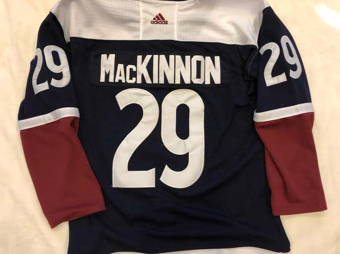 NATHAN MacKINNON #29 Colorado Avalanche Replica Game Jersey