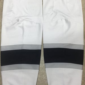 CCM Edge Pro Stock Hockey Socks Los Angeles Kings White 9264