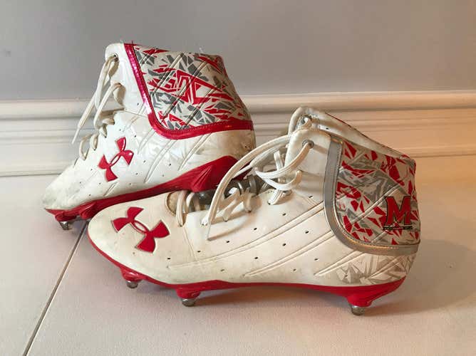 Team Issued University Of Maryland Cleats Size 11.5