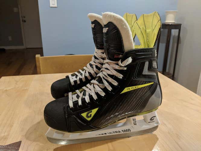 Graf Skates Senior Pro Stock G9035 75 Flex Size 9