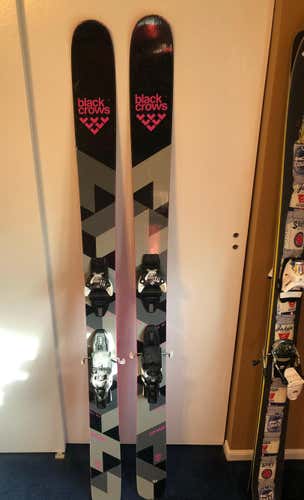 Black Crows Corvus Skis With Salomon Warden Bindings