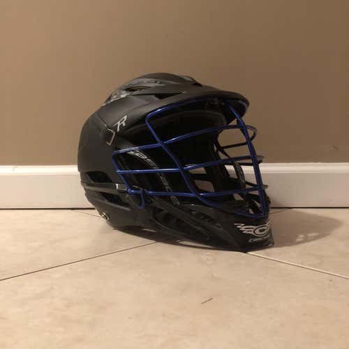 Matte Black Cascade R Lacrosse Helmet