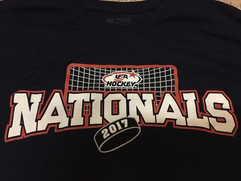 2017 USA HOCKEY Nationals Blue T-Shirt Size XL BRAND NEW