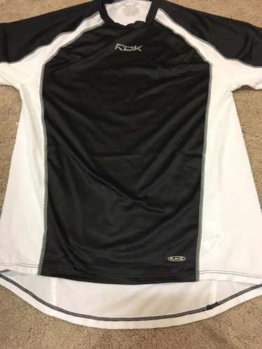 REEBOK Pittsburgh Penguins Player Locker Room Compression Shirt Black White XL