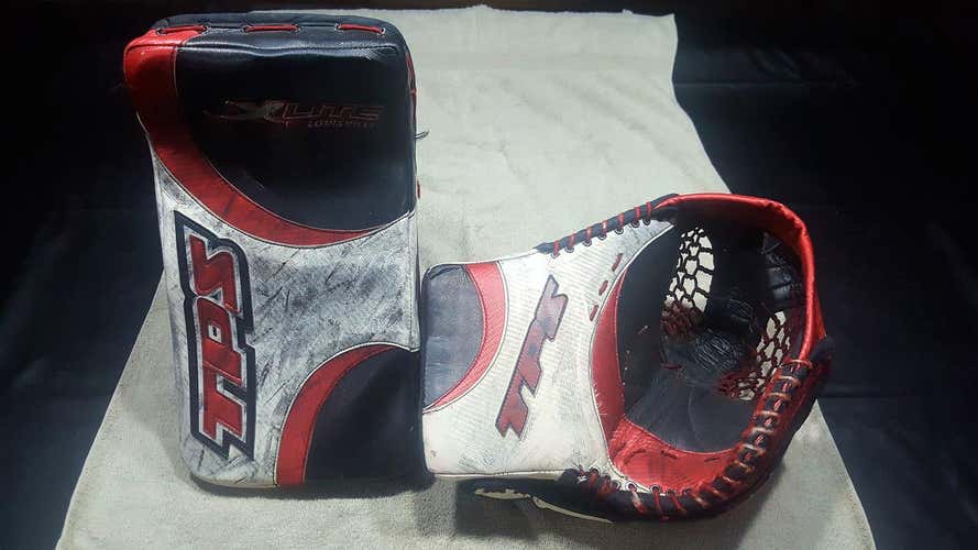 TPS X-LITE Goalie Glove & Blocker Regular Senior Set