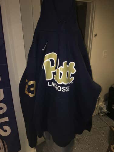 Nike Pittsburgh Lacrosse Hoodie Sweatshirt XL