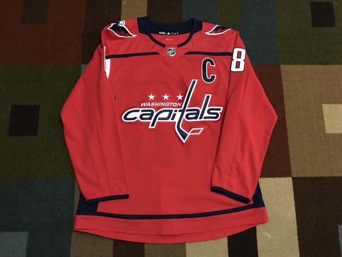 Washington Capitals Ovechkin Adidas Authentic Home Jersey