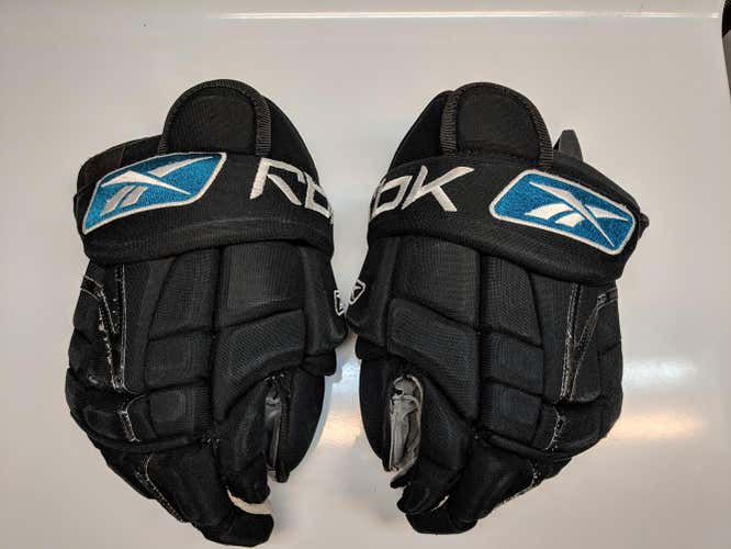 Reebok Pro Stock Hockey Gloves San Jose Sharks Eagle Palms