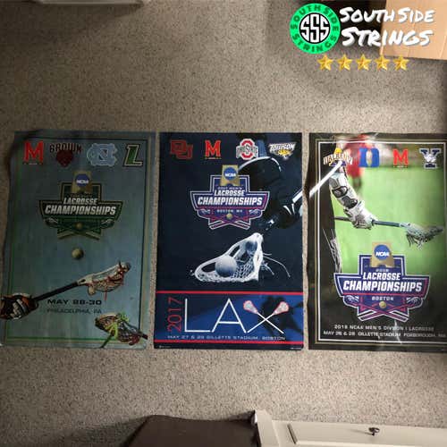 Three BN NCAA Lacrosse Championship Posters
