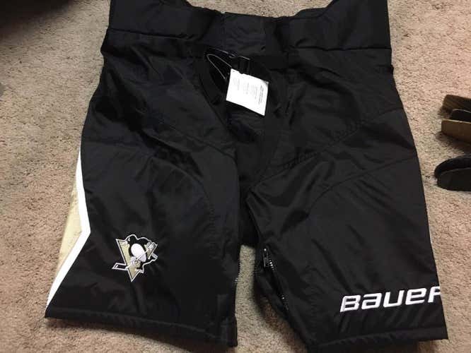Pittsburgh Penguins Bauer Black Gold Pant Shells BRAND NEW Pro Stock XL