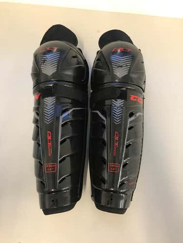 CCM QLT Edge Shin Pads Size Jr. 13”