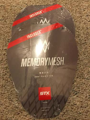 New STX Goalie 12D Memory Mesh (Semi-Hard) 2 Pack