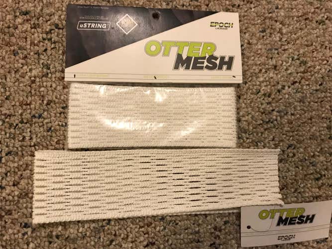 New Two Pack Epoch Otter Mesh White (Made By StringKing)