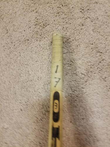 TOBY PETERSON 01'02 Signed Pittsburgh Penguins Game Used Hockey Stick NHL Coa