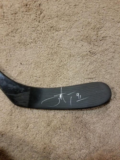 JOHN TAVARES 11'12 Signed New York Islanders Game Used Hockey Stick NHL Coa