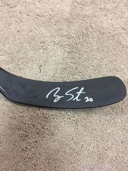 HAMPUS LINDHOLM 13'14 ROOKIE Signed Anaheim Ducks PHOTOMATCHED Game  Used Stick