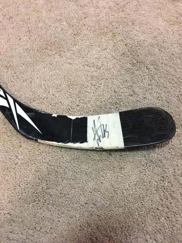 COLIN WHITE Signed New Jersey Devils NHL Game Used Hockey Stick COA 2
