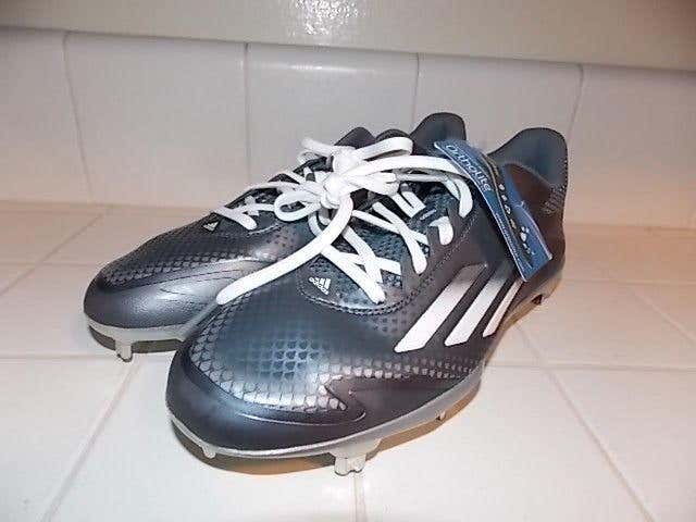 ADIDAS AFTERBURNER 2.0 BASEBALL CLEATS 8 METAL SPIKES GREY LITESTRIKE NWT 8.0 MENS $100