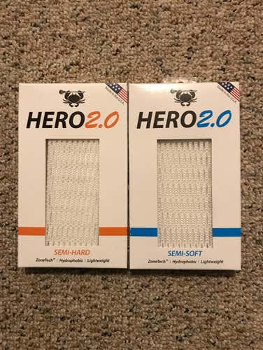 New Hero 2.0 Mesh White Two Pack