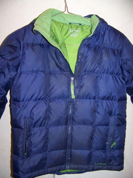LL Bean Goose Down Insulated Winter Ski Jacket, Youth Medium 10-12