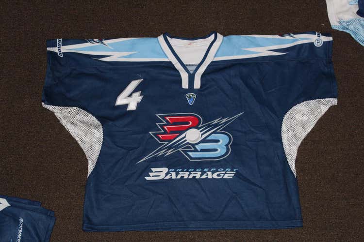 Bridgeport Barrage game worm MLL championship jersey