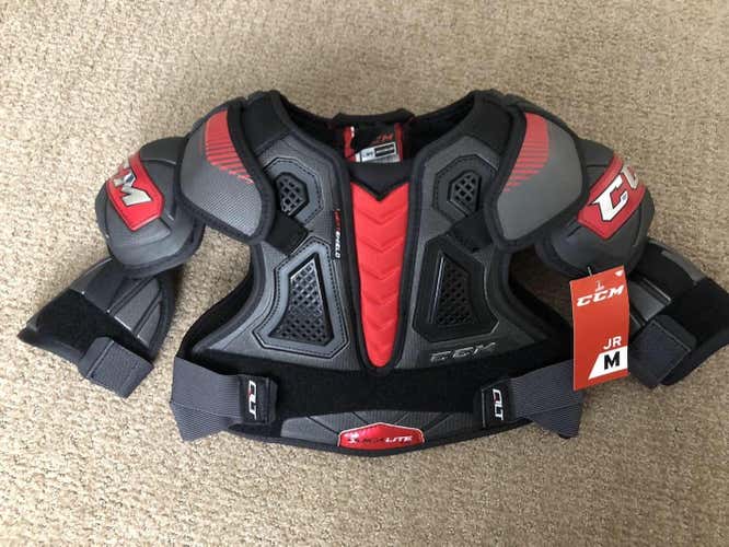 NEW CCM QuickLite LE Shoulder Pads, Junior Medium