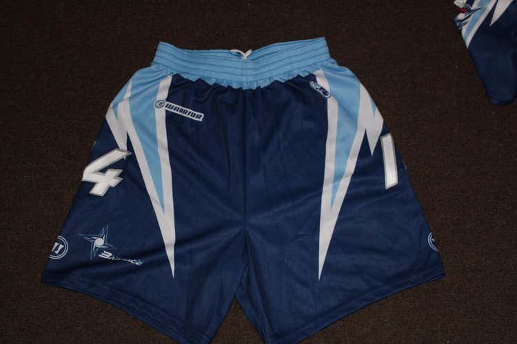 Bridgeport Barrage Game Worn MLL championship shorts #14