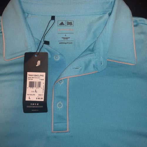 New With Tags Adidas Puremotion Golf Shirt Large